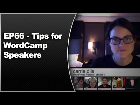EP66 - Tips for WordCamp Speakers - WPwatercooler - Dec 16
