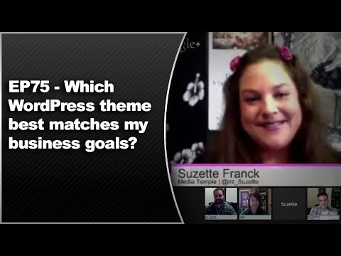 EP75 – Which WordPress theme best matches my business goals? – Feb 3rd 2014