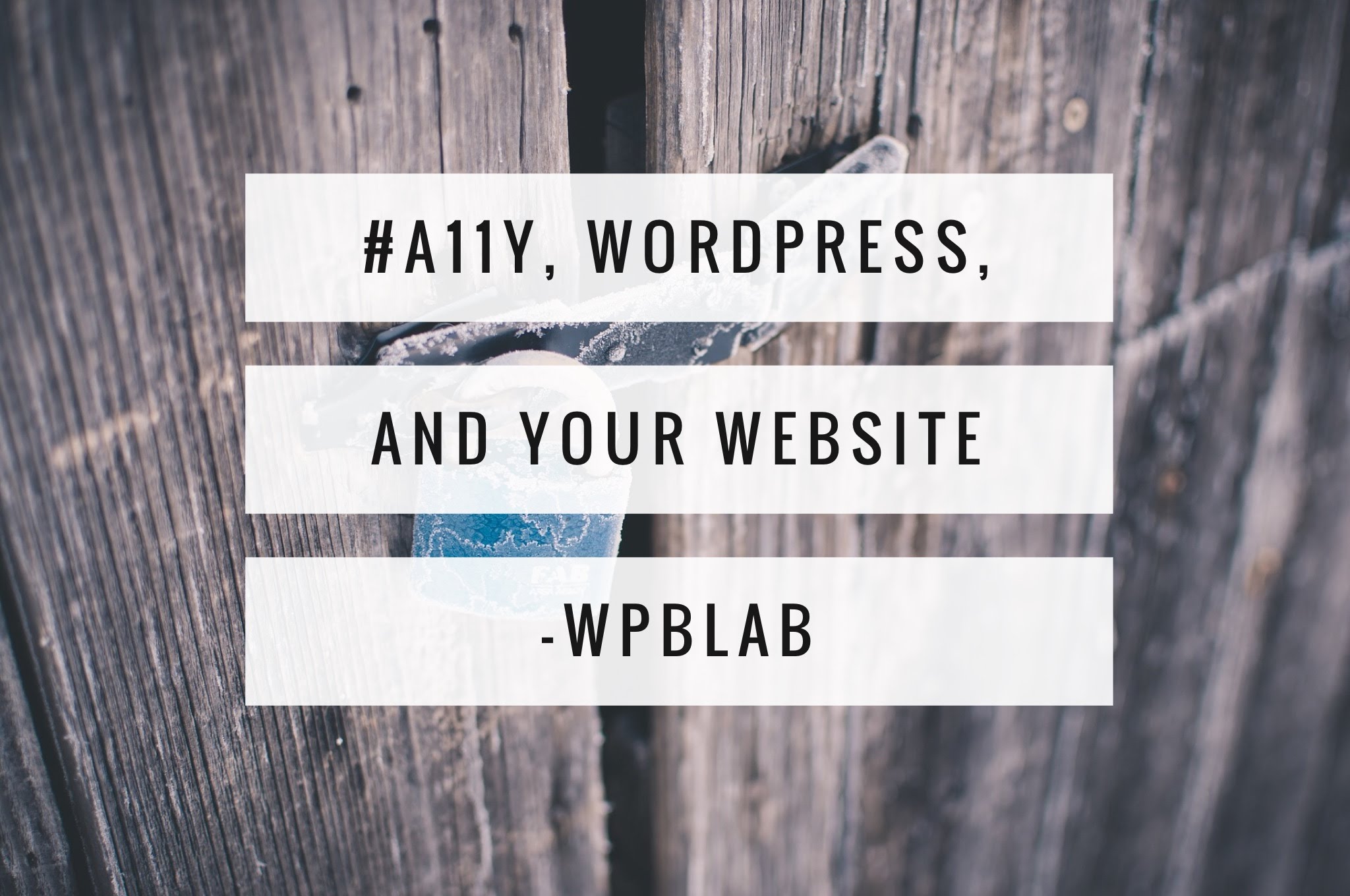 EP42 - #A11y, WordPress and Your Website w/Rachel Carden @bamadesigner - WPblab 1