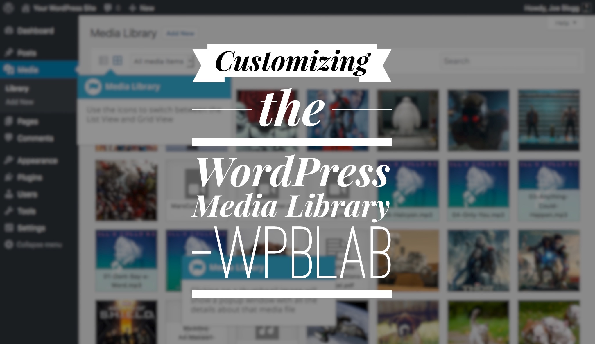 WPblab 050 - Customizing the WordPress Media Library 1