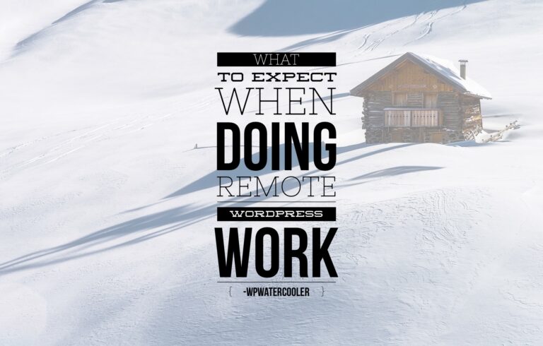 EP220 – What to expect when doing remote WordPress work – WPwatercooler