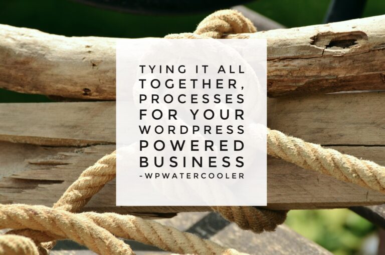 EP218 – Tying it all together, processes for your WordPress powered business