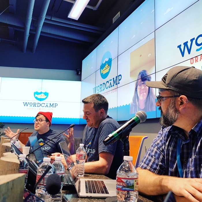 EP319 - WPwatercooler Live at WordCamp OC 2019 #WCOC 4