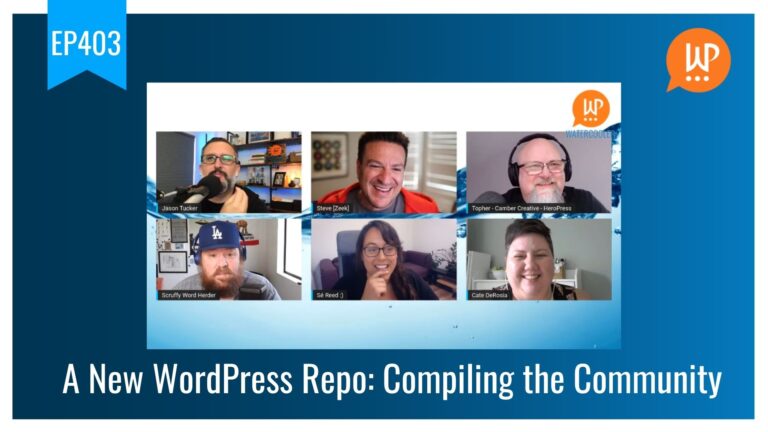 EP403 A New WordPress Repo Compiling the Community WPwatercooler cover 1